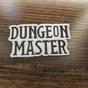 Dungeon Master Embroidered Patch - DIY Crafts Retro Gaming